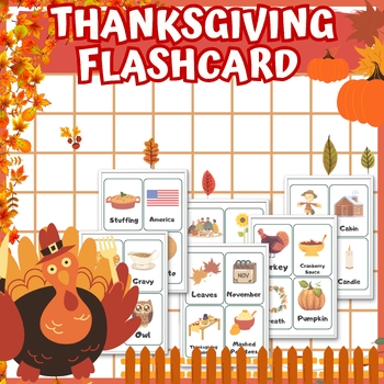 Preview of Happy Thanksgiving Activities Flashcards