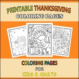 Happy Thanksgiving Coloring Pages Printable - Turkey Color