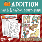 Fall & Thanksgiving Day Math - Up to 3-Digit Addition With