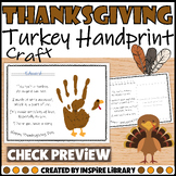 Happy Thanksgiving Placemat | Turkey Handprint  | Thanksgi