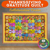 Happy Thanksgiving Quilt Tessellation Collaborative Poster