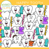 Happy Tooth Dental Clip Art