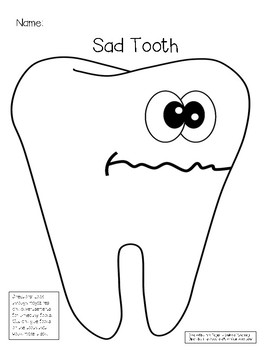 Happy Tooth Sad Tooth - Dental Health by Mrs Pagans Smiles of Learning