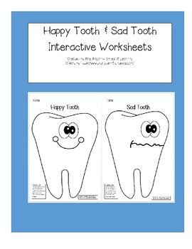 Preview of Happy Tooth Sad Tooth - Dental Health