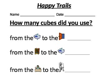 Preview of Happy Trails-counting with cubes