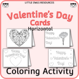 Happy Valentine's Day Card Templates - Coloring Activity (