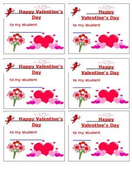 Happy Valentine's Day Cards (from You, the Teacher) by David Filipek