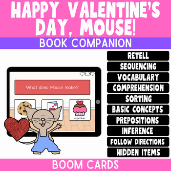 Preview of Happy Valentine's Day Mouse Book Companion for Boom