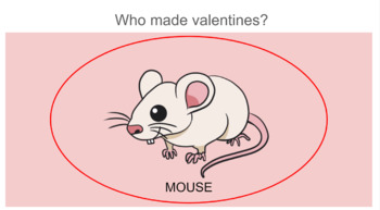 Preview of Happy Valentine's Day, Mouse! Comprehension Questions Level 1