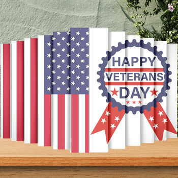 Preview of Happy Veterans Day Activities & Crafts: Agamograph Project and bulletin Board