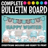 Happy Winter Complete Bulletin Board Kit with Snow Gnomes