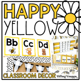 Happy Yellow Classroom Decor Bundle