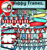 Happy frames, buntings and Accents Set, 29 items!!