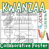 Happy kwanzaa Collaborative Coloring poster | 7 Principles