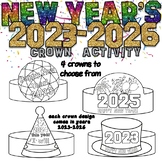 Happy new year crown, 2024-2026 New Year Crown Activity, N