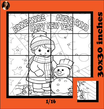 Preview of Happy new year nuovo anno bonne annee Collaborative Poster Bulletin Board