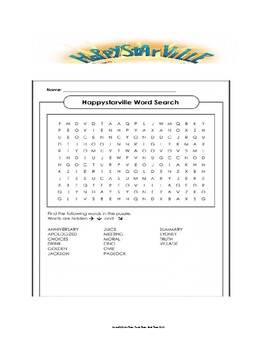 Preview of Happystarville Word Puzzle