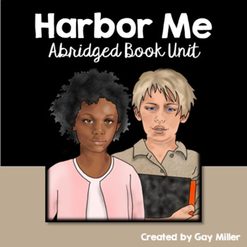 Preview of Harbor Me Novel Study [Jacqueline Woodson] vocabulary, comprehension, writing
