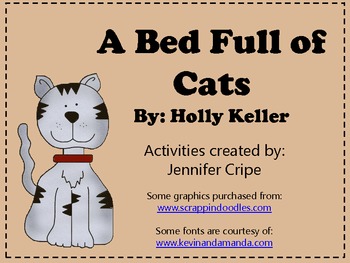 Harcourt Trophies ~ A Bed Full of Cats by Jennifer Cripe | TPT