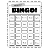 Hard C and Soft C Bingo Game | Phonics Game