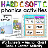 Hard C and Soft C Worksheets Book Sort Activities Anchor C