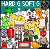 Hard G Soft G Clip Art Bundle {Educlips Clipart}