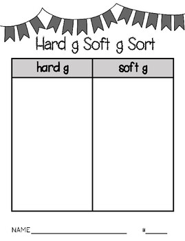 hard g soft g sort freebie by elizabeth myrick tpt