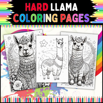 Llama Coloring Book For Kids Ages 4-8: A Fun Llama & Alpaca Designs For  Children, Boys And Girls (Paperback)