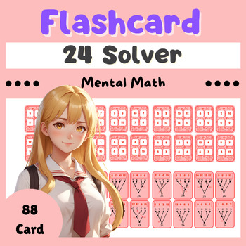 Preview of Hard - Math 24 or Mental Math Cards