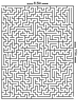 Hard Maze Clipart for Commercial Use 15 Mazes by Teaching Diligently