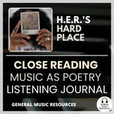 Hard Place by H.E.R. - Close Reading | Music as Poetry | Listening Journal