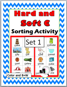 hard and soft c sorting plus worksheets posters set 1 hard c soft c