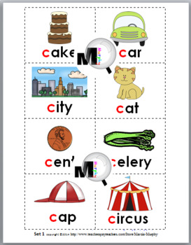 hard and soft c sorting plus worksheets posters set 1