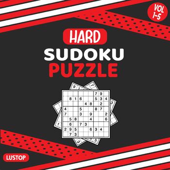 Preview of Hard Sudoku Math Puzzle PRINTABLE Bundle