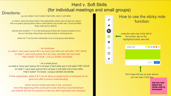 Preview of Hard V. Soft Skills Lesson + Activities (Job Skills Activity 2)