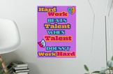 Hard Work Beats Talent Drama Poster