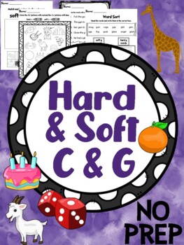 hard and soft c and g worksheets teaching resources tpt