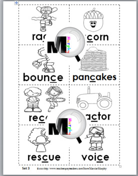hard and soft c sorting activity worksheets posters