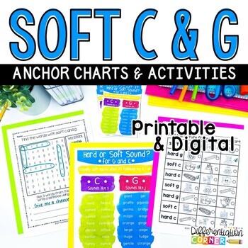 hard and soft c and g activities by differentiation corner tpt