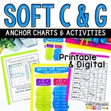 Soft C and G Worksheets, Anchor Charts & Activities