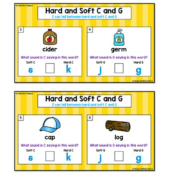 Hard and soft c and g game