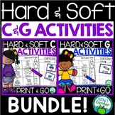 Hard and Soft C and G Phonics Activities, Posters and Work