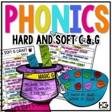 Hard and Soft C and G Phonics Crafts | Reading and Writing