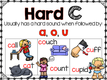 hard and soft c and g poster set by abc123is4me tpt