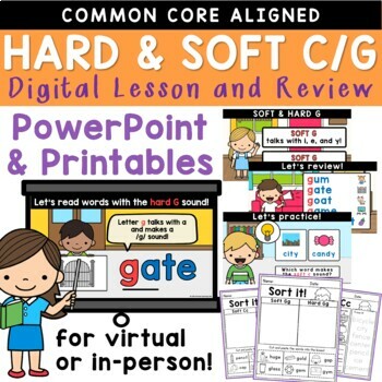 hard and soft c and g worksheets teaching resources tpt