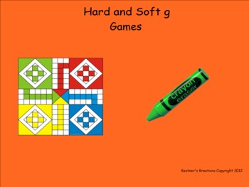 Preview of Hard and Soft G Matching and Word Chooser Games Smartboard