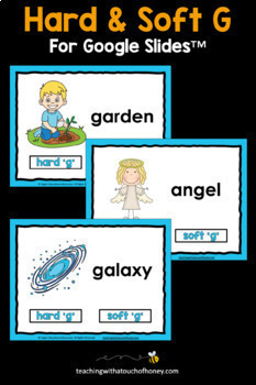 Phonics Games | Hard and Soft G | Literacy Centers for 1st Grade Phonics