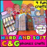 Hard and soft C and G phonics crafts
