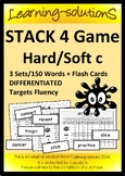 Hard c/Soft c Game - STACK 4 - 3 Sets/150 Words B&W - DIFF