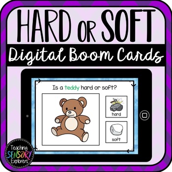 Preview of Hard or Soft? Digital Boom Cards (Distance Learning)